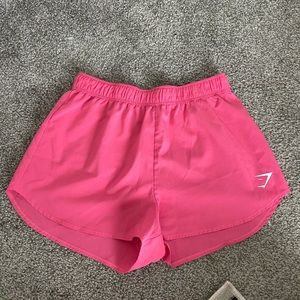 Pink gymshark training shorts